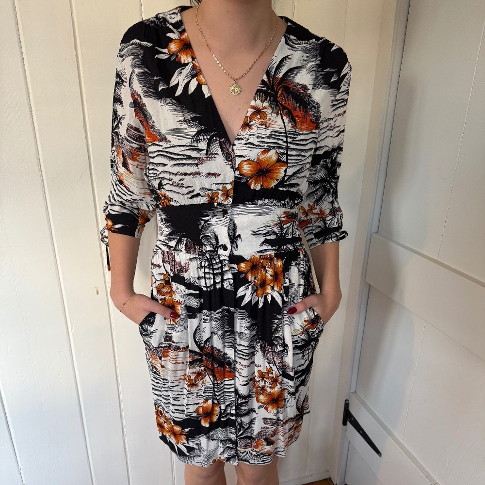 Maje Tropical Island Dress